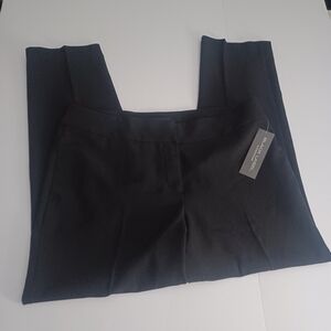 Black Label By Evan-Picone Essentials Trouser Pants Straight Leg Sz 14